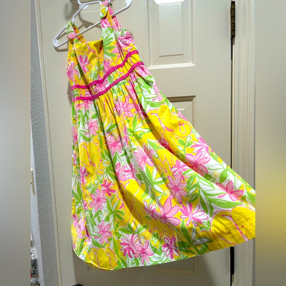 Girls size 7 Lilly Pulitzer cotton summer dress